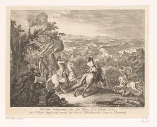 Sieg von General Rumjanzew in der Schlacht bei Cahul, 1770 (Victoire remportée sur les Turces Le 1.r Aout 1770 par l