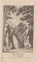 Teilnahme, Blatt 4 der Folge „Aufrichtigkeit und Heuchelei“