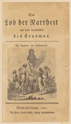 Titelblatt mit Vignette zu Erasmus