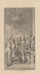 Titelkupfer zum Ritterroman "Palmerin von Oliva"