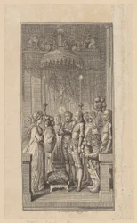 Titelkupfer zum Ritterroman „Palmerin von Oliva“