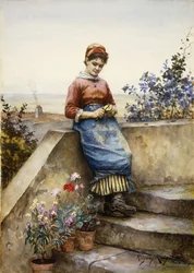 Einen Apfel schälen