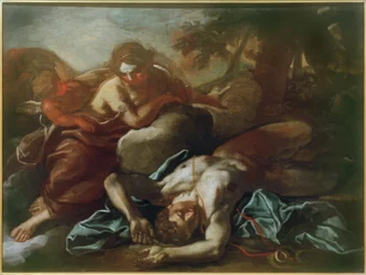 Venus beklagt den Tod des Adonis