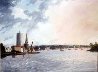 Eine Regatta in Battersea