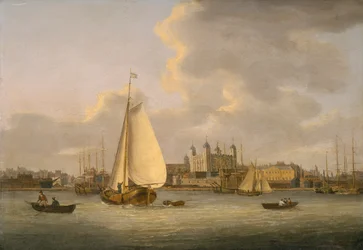 Der Tower von London vom Fluss aus, ca. 1770-ca. 1818