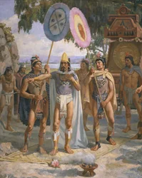 Kaiser Montezuma II in Chapultepec