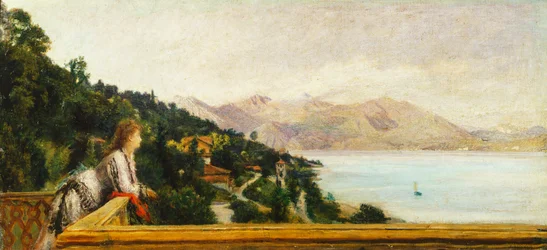 Blick auf den Lago Maggiore von der Villa von Ada Troubetzkoy