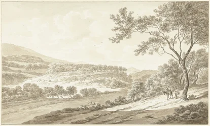 Ansicht von Palestrina, gesehen von der Villa Adriana
