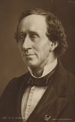 Hans Christian Andersen (1805-1875), dänischer Autor und Dichter