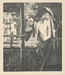 Sir Galahad aus Tennysons Gedichten