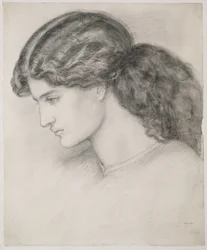 Kopf einer Frau, 1861