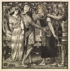 Joseph wird vor Potiphar beschuldigt (Fertige Komposition)