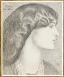 Mrs. William Morris, 1860