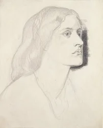 Porträt von Miss Ruth Herbert, wahrscheinlich 1858