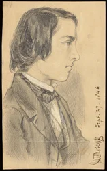 Porträt von William Michael Rossetti, 1846