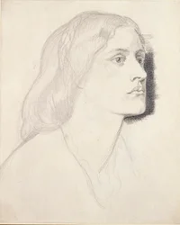 Porträt von Miss Ruth Herbert, wahrscheinlich 1858