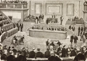 Sitzung am 26. Juli des italienischen Senats, Rom, Italien