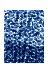 Indigo abstraktes Muster