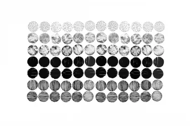 Monochromes Musterraster