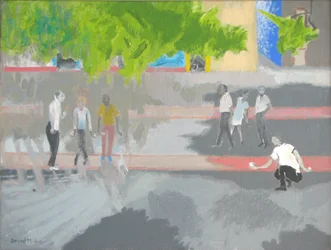 Boule spielen in St Jean, 2008