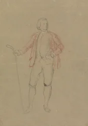 Studie für das Porträt von William Inglis