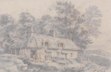 Hütte in Herefordshire, ca. 1820