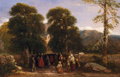 Die walisische Beerdigung, 1848