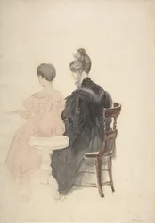 Eine Klavierstunde, 1800-1859