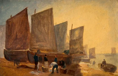Fischerboote, Hastings, 1813