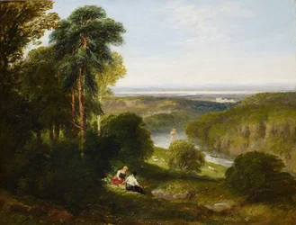 Der Wyndcliffe, Fluss Wye, 1842
