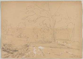 Landschaft mit einem Mann beim Angeln, Conway, New Hampshire, 1851