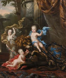 Hedvig Sofia und Gustav, Prinz und Prinzessin von Schweden, 1684