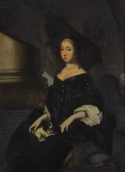 Porträt von Hedvig Eleonora von Holstein-Gottorp (1636-1715)