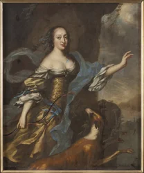 Porträt von Prinzessin Anna Dorothea von Holstein-Gottorp