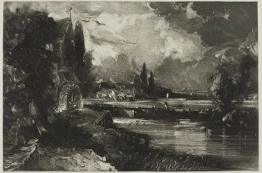 Eine Mühle, aus Englische Landschaft