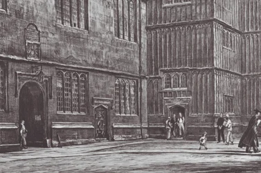Oxford: Eingang, Alte Bodleian