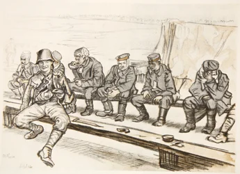 Der glückliche Krieger, Illustration aus 