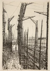 Die sieben Kraniche, Illustration aus 