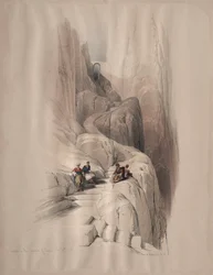 Aufstieg zum Gipfel des Sinai, 1839