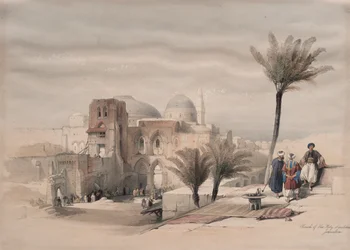 Kirche des Heiligen Grabes, Jerusalem, 1839