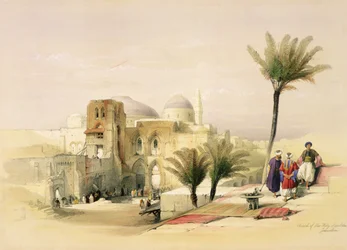 Kirche des Heiligen Grabes, Jerusalem, Tafel 11 aus Band I von 