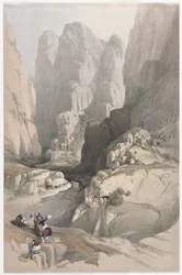 Eingang zu Petra, das Theater