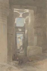 Der große Tempel von Amon Karnak, die Hypostylhalle