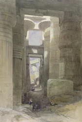 Der Große Tempel von Amon Karnak, die Hypostylhalle