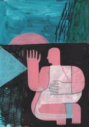 Schwarz und Blau 4, 2023