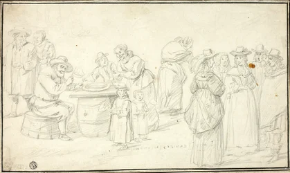 Studie für ein Dorffest in der Nähe von Antwerpen