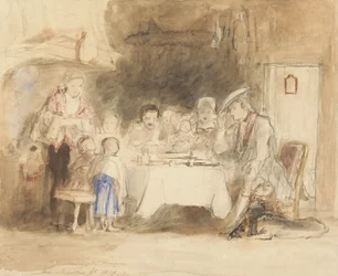 Gebet vor dem Essen, 1839