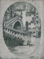 Die Rialto-Brücke, ca. 1900, 1925