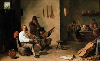 Musiker in einer Taverne