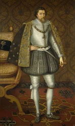 Porträt von König James I. von England 1566-1625, ca. 1605